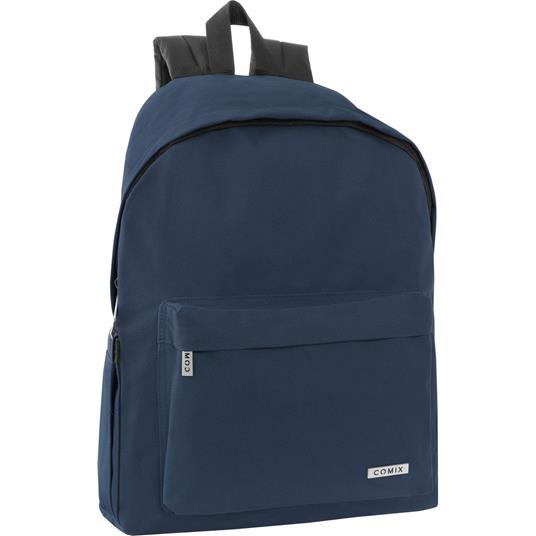 Zaino americano monocolore blu Comix