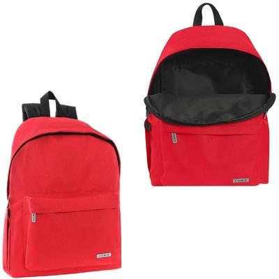 Zaino americano monocolore rosso Comix