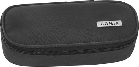Astuccio ovale organizzato Monocolore nero Comix