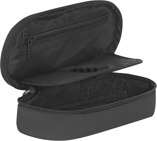 Astuccio ovale organizzato Monocolore nero Comix - 3