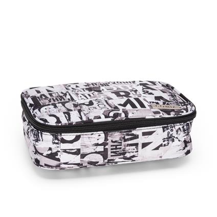 Astuccio rettangolare con zip e scomparti Maxi Allover patchwork Comix
