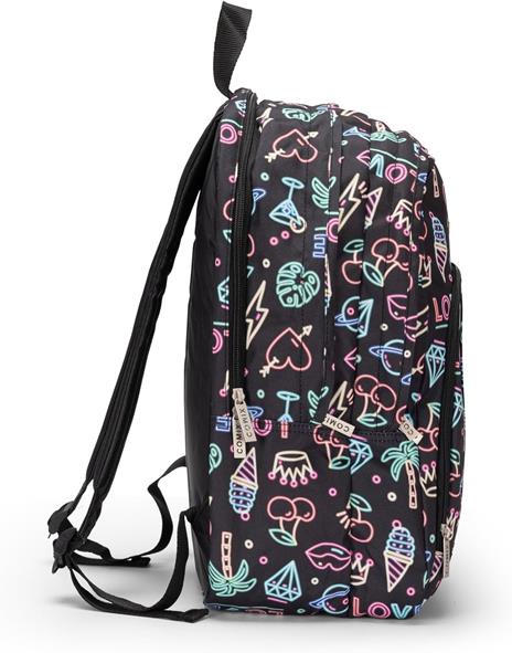 Zaino organizzato Allover neon Comix - 3