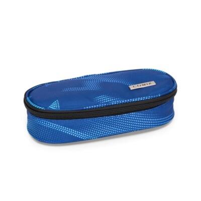 Astuccio ovale con zip e scomparti Allover flow Comix