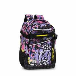 Cartoleria Zaino scuola con zip e scomparti Comix wbs bear Comix