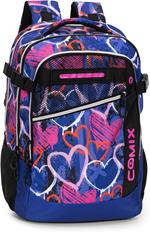 Zaino scuola organizzato Comix wbs sprayheart