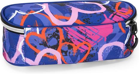 Astuccio ovale con zip e scomparti Comix wbs sprayheart - 4