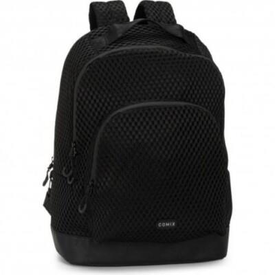 Zaino con zip e scomparti Graphic black Comix special