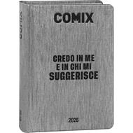 Agenda Comix 16 mesi, 2025-26 Mini Gear Black