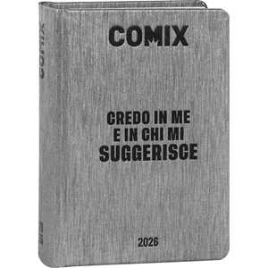 Cartoleria Agenda Comix 16 mesi, 2025-26 Mini Gear Black Comix