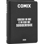 Agenda Comix 16 mesi, 2025-26 Mignon Plus Black&White