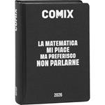 Agenda Comix 16 mesi, 2025-26 Mignon Plus Black&Silver