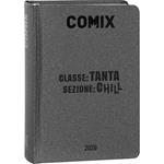 Agenda Comix 16 mesi, 2025-26 Mignon Plus Charcoal