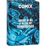 Agenda Comix 16 mesi, 2025-26 Mignon Plus Metal Fluid