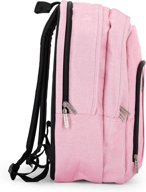 Zaino Scuola per Bambini e Ragazzi, Tasca Frontale, Spallacci Regolabili, rosa Comix - 32x43Hx23 cm - 6