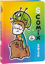 Agenda 16 mesi, 2025-26 Medium Scomix Disegno