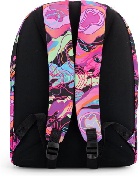 Zaino Scuola per Bambini e Ragazzi, Tasca Frontale, Chiusura a Zip e Spallacci Regolabili Comix Wave - 32x43Hx23 cm - 4