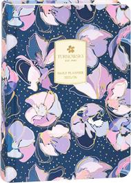 Agenda Giornaliera 13 mesi, 2025-26 Turnowsky Dark Flowers