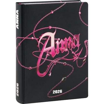 Agenda 16 mesi, 2025-26 Medium Anna Pepe Black