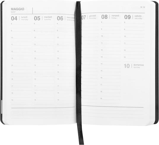 Agenda 12 mesi 2026 Settimanale Midi Eastpak Nero - 3