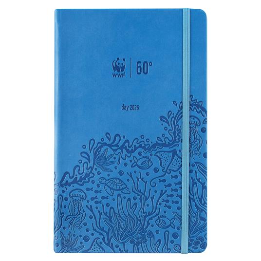 Agenda 12 mesi 2026 Giornaliera Large WWF Azzurro