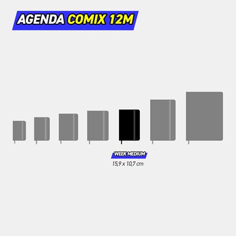 Agenda Comix 12 mesi 2026 Settimanale Medio Tiffany TX - 6