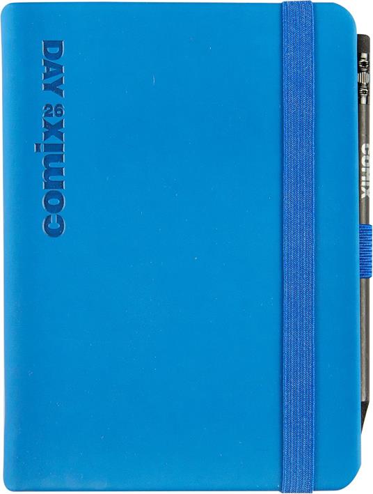 Agenda Comix 12 mesi 2026 Giornaliera Mignon Blu