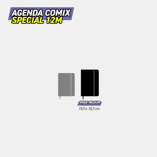Agenda Comix Special 12 mesi 2026 Settimanale Medium Arabesque - 5