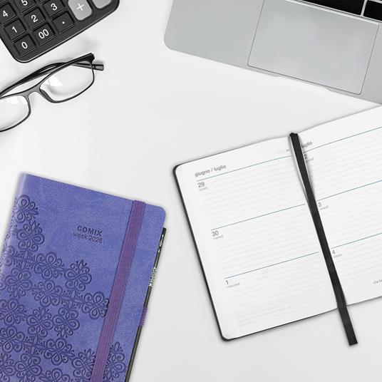 Agenda Comix Special 12 mesi 2026 Settimanale Medium Arabesque - 6