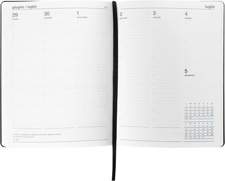 Agenda Comix Da Tavolo 12 mesi 2026 Settimanale verticale black - 3