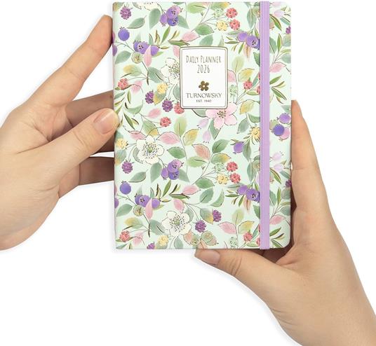 Agenda Giornaliera 12 mesi 2026 Turnowsky Mini Fiori E Bacche - 2