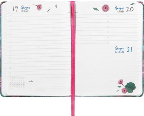 Agenda Giornaliera 12 mesi 2026 Turnowsky Mini Monstera - 3