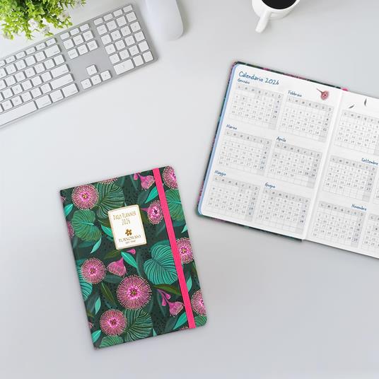 Agenda Giornaliera 12 mesi 2026 Turnowsky Mini Monstera - 6