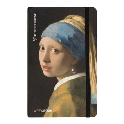 Agenda settimanale 12 mesi 2026 Alta Definizione Large Orecchino