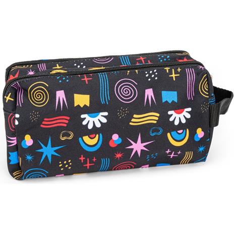 Astuccio 2 Zip Comix Allover Sport Doodle - 2