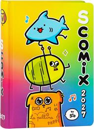 Agenda 2026-2027 16 mesi Medium Scomix Multicolor