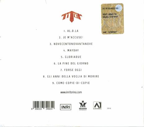 L'ultimo - CD Audio di Titor - 2