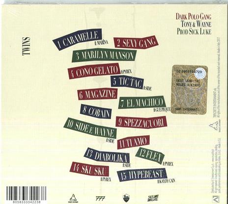 Twins (Digipack) - CD Audio di Dark Polo Gang - 2