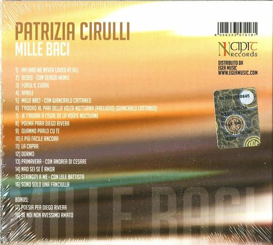 Mille baci - CD Audio di Patrizia Cirulli - 2