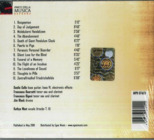 Thinking Beats Where Mind Dies - CD Audio di Danilo Gallo - 2