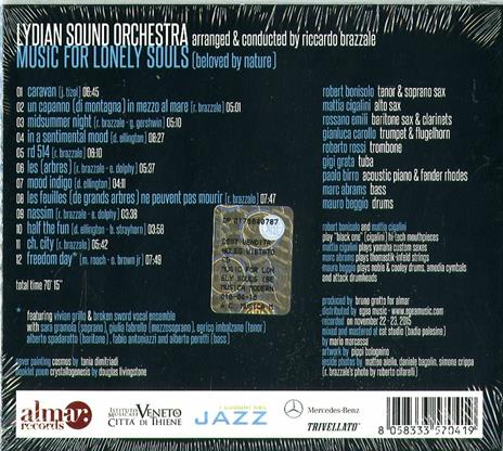 Music For Lonely Souls (Beloved by Nature) - CD Audio di Lydian Sound Orchestra - 2