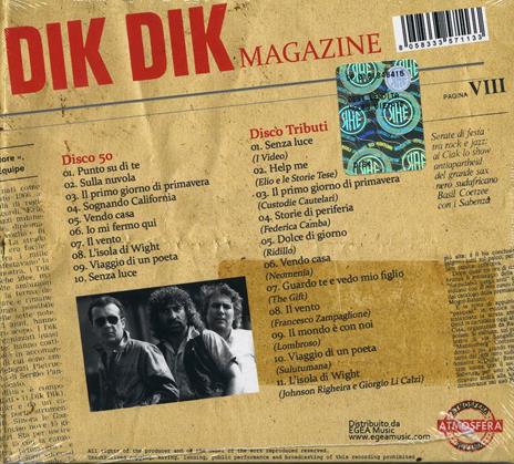 50... Il sogno continua - CD Audio di Dik Dik - 2