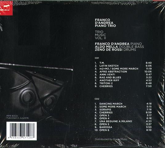 Trio Music vol.II - CD Audio di Franco D'Andrea - 2