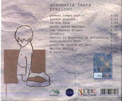 Prezioso (Deluxe Limited Edition) - CD Audio di Gianmaria Testa - 2
