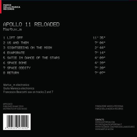 Apollo 11 Reloaded - CD Audio di Martux M - 2