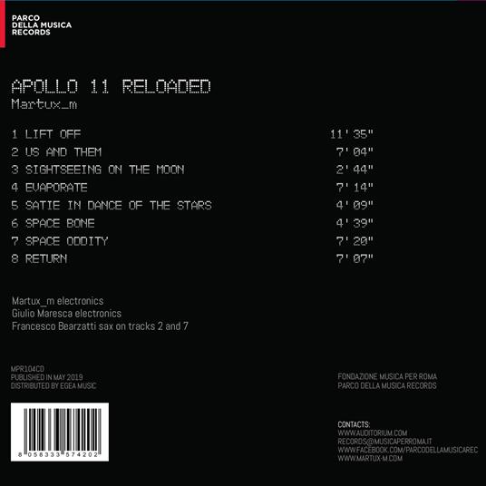 Apollo 11 Reloaded - CD Audio di Martux M - 2