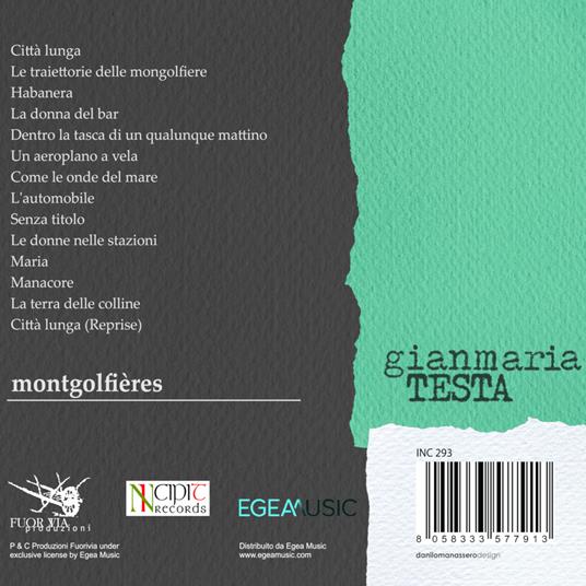 Montgolfieres - CD Audio di Gianmaria Testa - 3