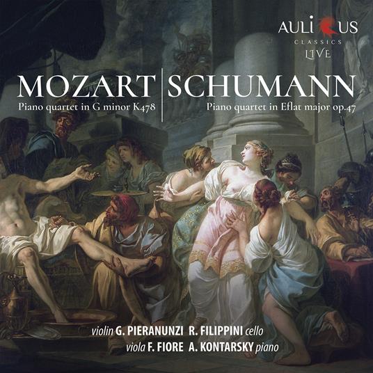 Quartetto con pianoforte K478 / Quartetto con pianoforte op.47 - CD Audio di Wolfgang Amadeus Mozart,Robert Schumann