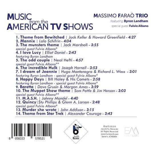 Music from the American TV Shows - CD Audio di Massimo Faraò - 2