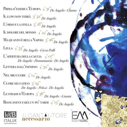 Io volevo sognare più forte - CD Audio di Edoardo De Angelis - 2