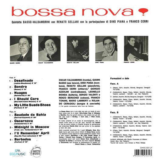 Bossa Nova! (Limited Numbered Edition) - Vinile LP di Gianni Basso,Oscar Valdambrini - 2